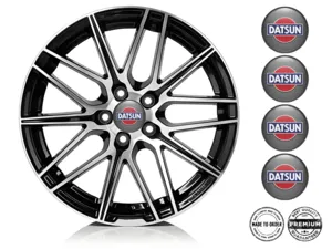 Datsun Radplaketten Stil Premium-Epoxy-Aufkleber